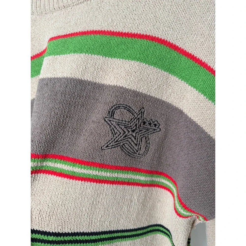 NEW BDG Sweater Women's Medium Urban Outfitters Knit Striped Pullover‎ Beige